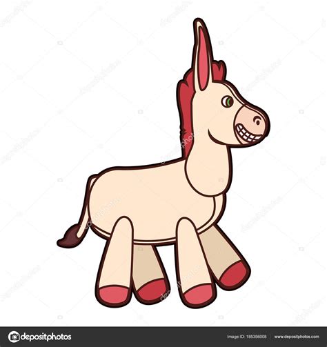pinata donkey cartoon stock vector image  cjemastock