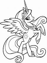 Trixie Mlp Ponies Friendship sketch template