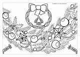 Weihnachten Ausmalbilder Tannenzweig Ausmalbild Adventskalender Feierliche Herunterladen Girlande Weihnachtlicher sketch template