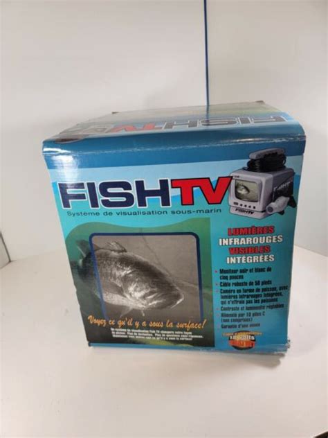 fishtv fish tv fishing finder camera video monitor underwater viewing