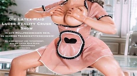 sexy latex maid luder du scheiss transvestitenschwein