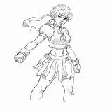 Ryu Cortes Mick sketch template