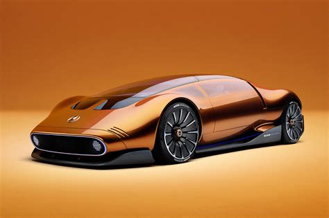 pictures  mercedes electric supercar