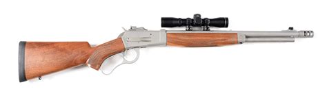 big horn armory model   sw mag lever action rifle  scope auctions price archive