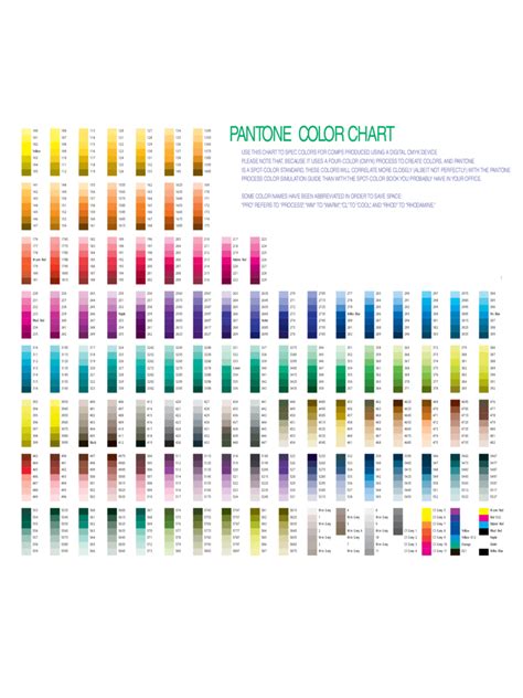 color chart fillable printable  forms handypdf