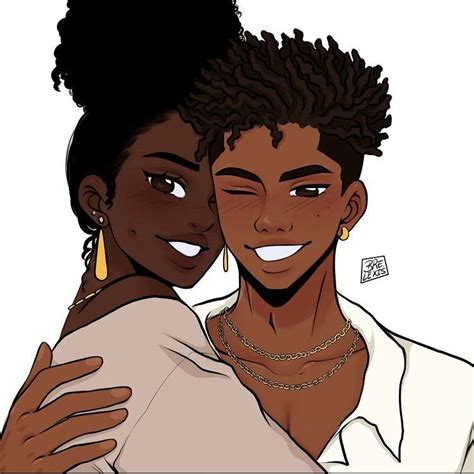 keeliiah in 2021 black girl art black couple art black girl cartoon