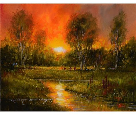 Romantic Realism Landscapes Oil Painting By Robert Lyn Nelson American
