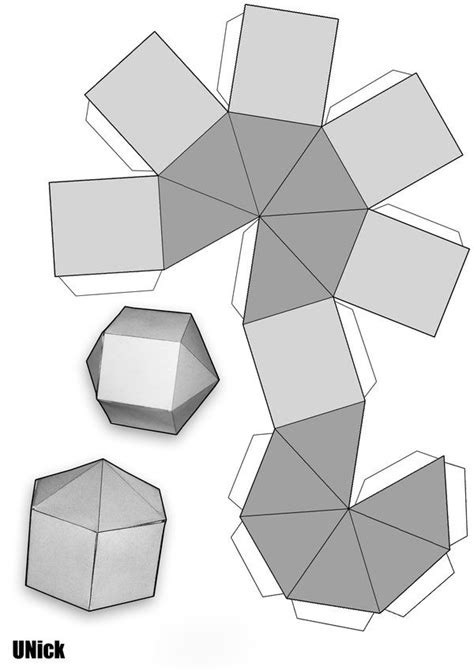 printable paper sphere template