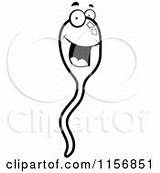 Sperm Happy Smiling Face Clipart Thoman Cory Coloring Vector Rf Royalty Illustrations sketch template