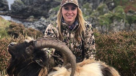 anger  hardcore huntress shoots goat  scottish island bbc news