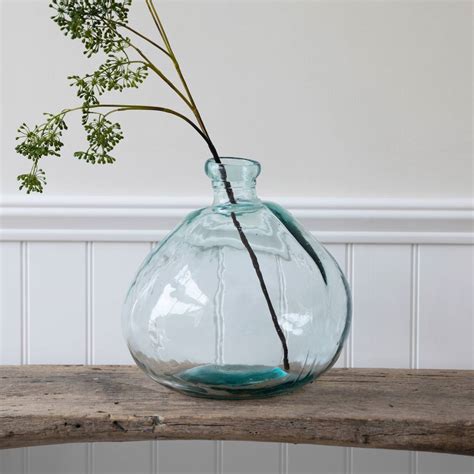 Bubble Turquoise Recycled Glass Flower Vase By All Things Brighton