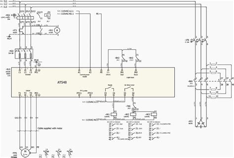 soft starter  phase motor wiring diagram  wire