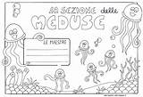 Sezione Meduse Arcobaleno Fiorellini sketch template