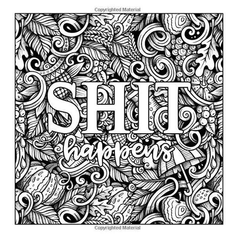 pin  swearing colouring pages
