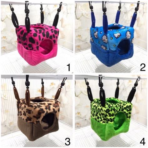 jual exoticgoods hanging cube pouch sugar glider tempat tidur sugar glider bed sugar glider