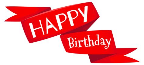 red happy birthday banner png image gallery yopriceville high