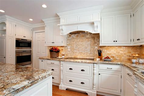 Classic White Traditional Kitchen Plain And Fancy