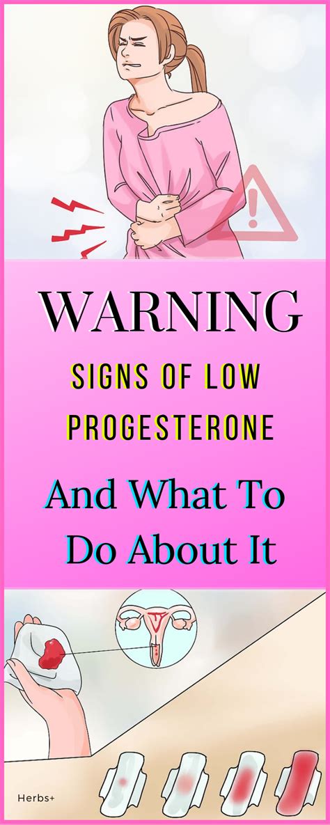 warning signs of low progesterone and what to do about it