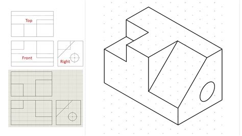 draw isometric view middlecrowd