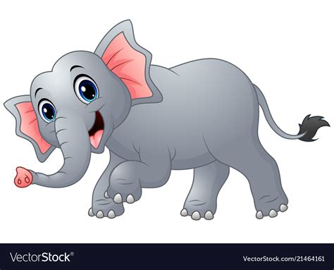 Cute Cartoon Elephant Stock Vector Illustration Of Move Hot Sex Picture