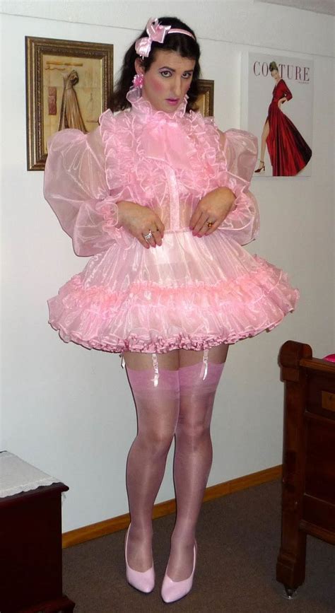 feminine men wear dresses christine this is the best pink sissy dress and i like how she