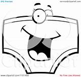 Coloring Toddlers Underware Pages Underwear sketch template