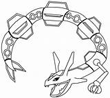 Rayquaza Mega Kolorowanka Druku Palkia Pokémon Preto Jak Sketchite sketch template