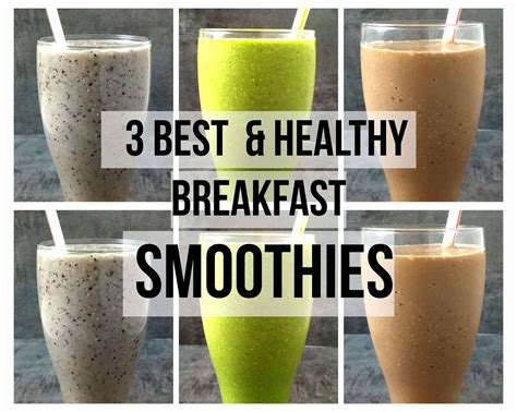 healthy breakfast smoothies smoothies  weight loss