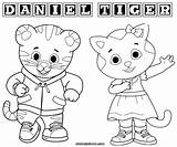 Tiger Daniel Coloring Pages Printable Line Drawing Katerina Pdf Print Character Main Catarina Clipart Coloringhome Neighborhood Baby Cartoons Kids Color sketch template