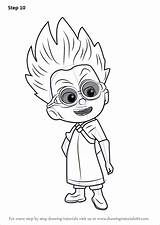 Pj Masks Romeo Draw Mask Drawing Step Sketch Drawings Coloring Pages Cartoon Tutorials Paintingvalley Sketches Learn Drawingtutorials101 Tutorial Choose Board sketch template