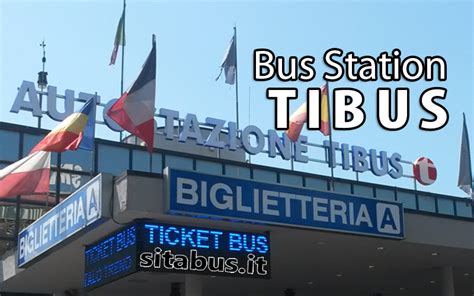 bus fromto rome tiburtina tibus station
