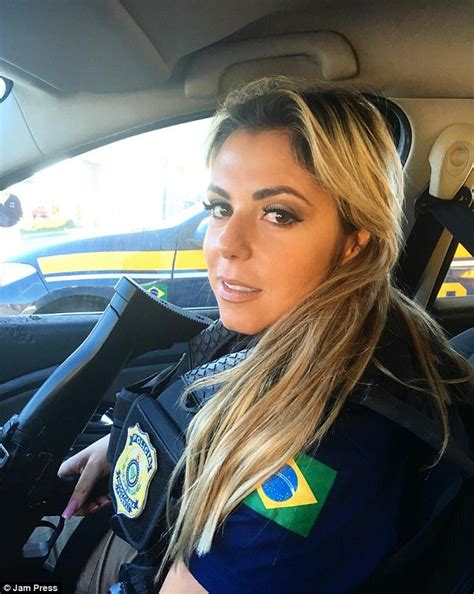 brazilian cop inundated with proposals after photo shoot daily mail
