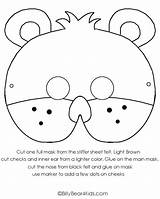 Bear Teddy Mask Crafts Preschool Activities Craft Gif Felt Theme Template Printable Masks Coloring Bears Picnic Templates Tábla Kiválasztása Choose sketch template
