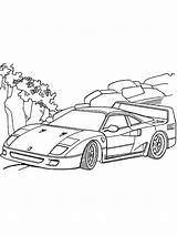 Coloring Laferrari Pages Ferrari F40 Mandala Di sketch template