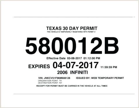 downloadable printable blank texas temporary paper id templa