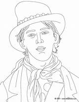 Coloring Pages Kid People Billy Realistic Real Color Famous Print Wild Josefina Southwest Frontier Unit Study Hellokids West Printable America sketch template