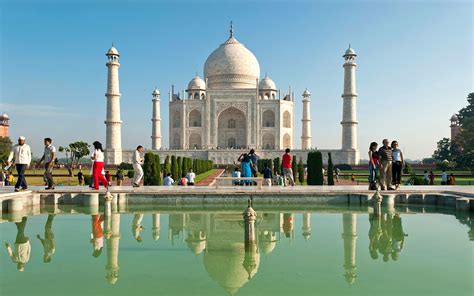 taj mahal agra india worlds  visited tourist attractions travel leisure