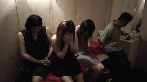 8 women 1 man arrested from massage parlours and public entertainment outlets