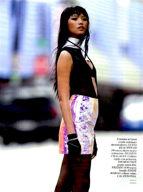 fashion media ph filipina supermodel charlene almarvez by hans feurer in editorial for glamour