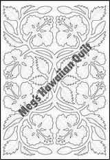 Hawaiian Hibiscus Meg X22 sketch template