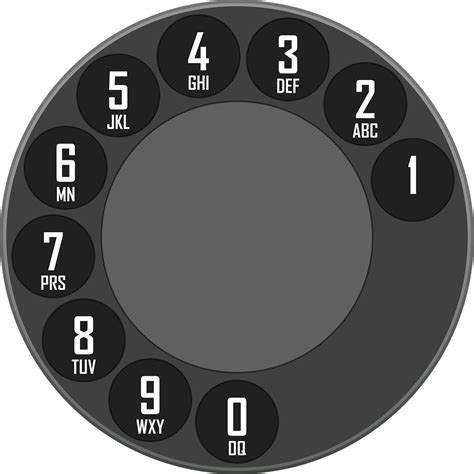 rotary dial dialer  vector graphic  pixabay