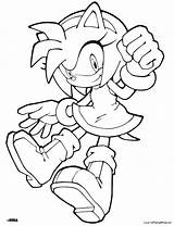 Sonic Coloring Amy Pages Exe Classic Hedgehog Color Characters Printable Getdrawings Getcolorings Boom Colorings Print sketch template
