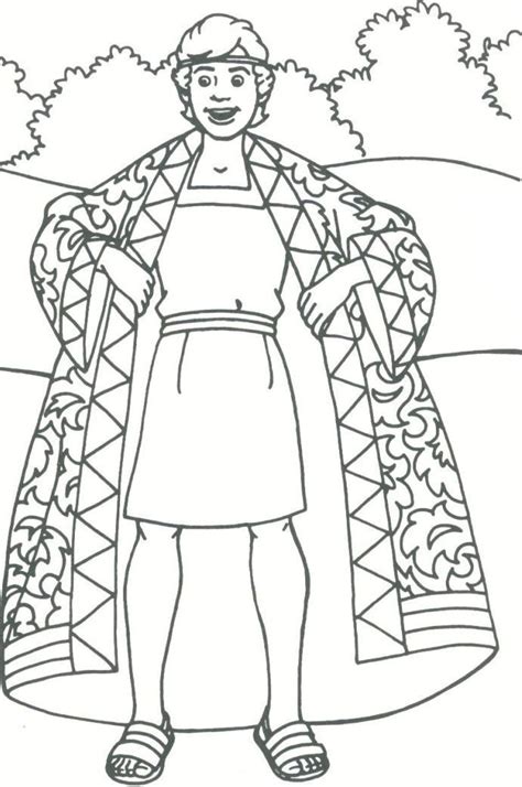 joseph   coat   colors coloring page coloring home