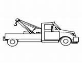 Tow Coloring Truck Pages Trucks Coloringcrew sketch template