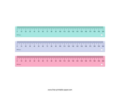 printable ruler mm