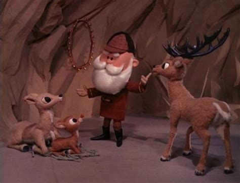 rudolph  red nosed reindeer guides santas sleigh  cbs    tv