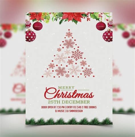 christmas invitations templates  printable christmas invitations