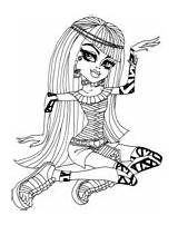 Cleo Coloring Monster High Nile Pages sketch template