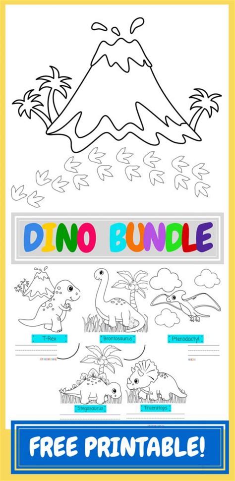 printable dinosaur coloring pages  hip homeschooling check