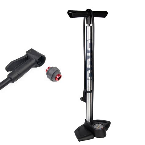 high pressure pro fietspomp met drukmeter en slang fietspomp blokker